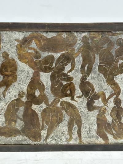 Philip and Kelvin LaVerne Bathers Coffee Table by Philip Kelvin LaVerne