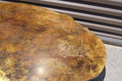 Philip and Kelvin LaVerne Bronze Coffee Table with Biblical Scenes by Philip and Kelvin LaVerne