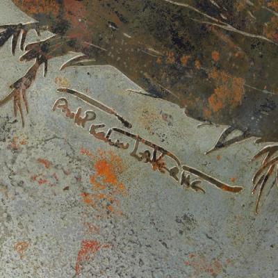 Philip and Kelvin LaVerne Kelvin and Philip Lavern Etched Coffee Table