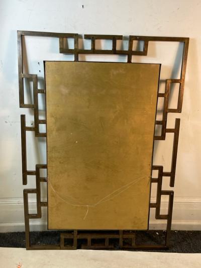 Philip and Kelvin LaVerne MODERNIST PAIR OF BRASS MIRRORS IN THE STYLE OF PHILIP AND KELVIN LAVERNE