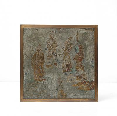 Philip and Kelvin LaVerne Pair of Ming Side Tables by Philip Kelvin LaVerne