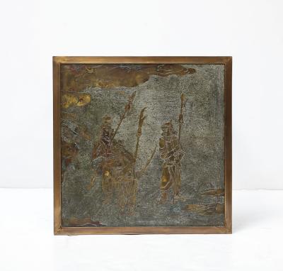 Philip and Kelvin LaVerne Pair of Ming Side Tables by Philip Kelvin LaVerne