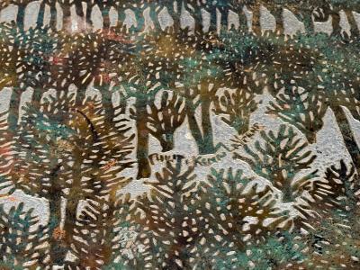 Philip and Kelvin LaVerne Philip Kelvin LaVerne Bronze Eternal Forest Coffee Table USA 1960s