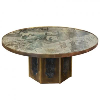 Philip and Kelvin LaVerne Philip Kelvin LaVerne Chan Coffee Table 1960