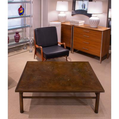 Philip and Kelvin LaVerne Philip Kelvin LaVerne Classical Coffee Table with Greek Muses 1960s Signed