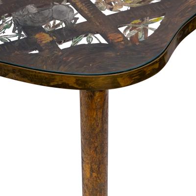 Philip and Kelvin LaVerne Philip Kelvin LaVerne Exquisite Fragonard Pierced Coffee Table 1960s Signed