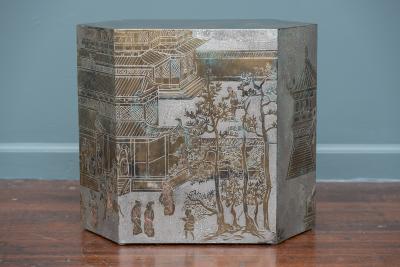 Philip and Kelvin LaVerne Philip Kelvin LaVerne Lo Ta Hexagonal Cube Side Table