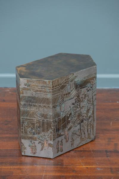 Philip and Kelvin LaVerne Philip Kelvin LaVerne Lo Ta Hexagonal Cube Side Table