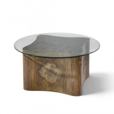 Philip and Kelvin LaVerne Philip Kelvin LaVerne Mid Century Suprise Acid Etched Bronze Dining Table