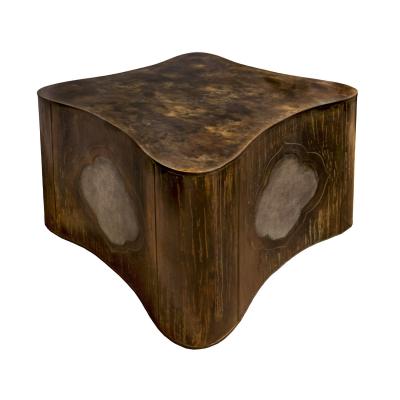 Philip and Kelvin LaVerne Philip Kelvin LaVerne Unique Side Center Dining Table 1960s Signed 