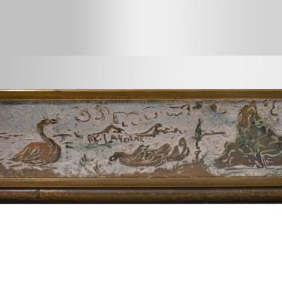 Philip and Kelvin LaVerne Philip Kelvin LaVerne Very Rare Important Pair of Mirrors 1960s Signed 