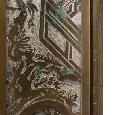 Philip and Kelvin LaVerne Philip Kelvin LaVerne Very Rare Important Pair of Mirrors 1960s Signed 