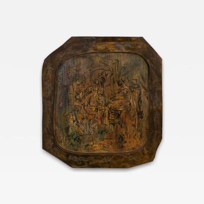 Philip and Kelvin LaVerne Philip and Kelvin LaVerne Bronze Painting Rhapsody 1 1972 Signed and Dated 