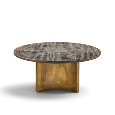 Philip and Kelvin LaVerne Philip and Kelvin LaVerne Eternal Forest Acid Etched Bronze Coffee Table