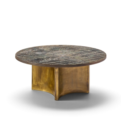Philip and Kelvin LaVerne Philip and Kelvin LaVerne Eternal Forest Acid Etched Bronze Coffee Table
