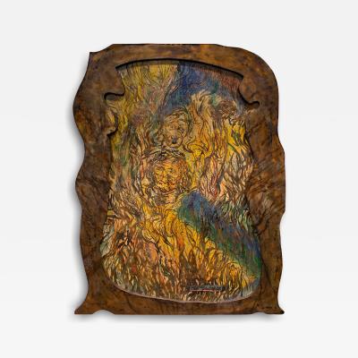Philip and Kelvin LaVerne Philip and Kelvin LaVerne Exceptional Bronze Painting Passion 1960s Signed 