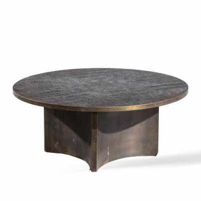 Philip and Kelvin LaVerne Philip and Kelvin LaVerne Mid Century Eternal Forest Bronze Coffee Table