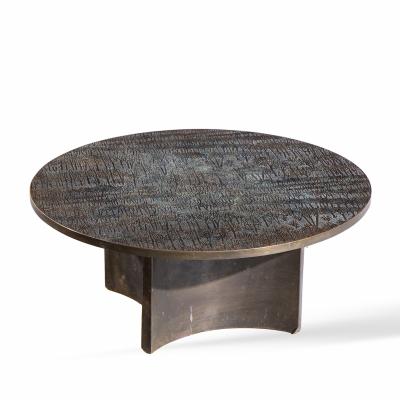 Philip and Kelvin LaVerne Philip and Kelvin LaVerne Mid Century Eternal Forest Bronze Coffee Table