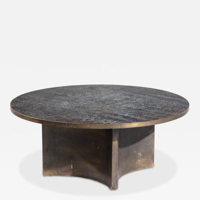 Philip and Kelvin LaVerne Philip and Kelvin LaVerne Mid Century Eternal Forest Bronze Coffee Table