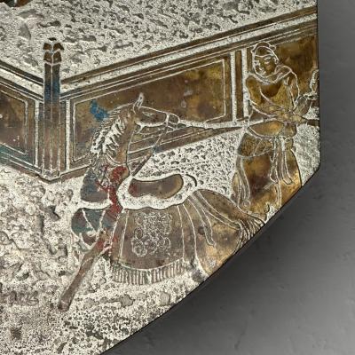 Philip and Kelvin LaVerne Philip and Kelvin LaVerne Mid Century Modern Tao Side Tables Bronze 1960s