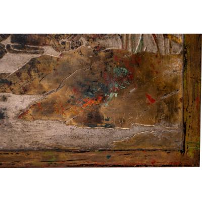 Philip and Kelvin LaVerne Philip and Kelvin LaVerne Ming Wall Art in Bronze and Pewter 1960s Signed 