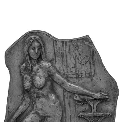 Philip and Kelvin LaVerne Philip and Kelvin LaVerne Nude 1 Wall Hanging Sculpture 1960s Signed 