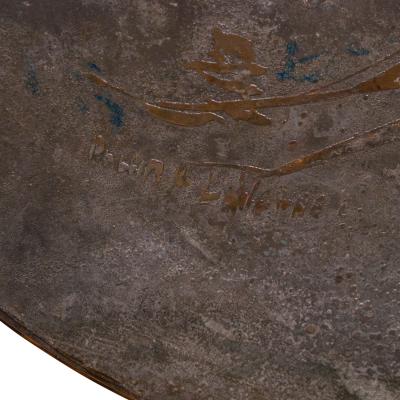 Philip and Kelvin LaVerne Philip and Kelvin LaVerne Rare Chan Floral Coffee Table 1950s Signed