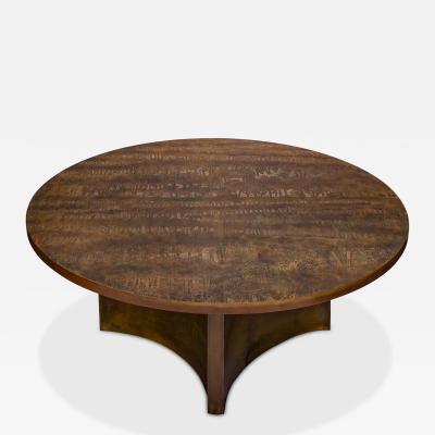 Philip and Kelvin LaVerne Philip and Kelvin LaVerne Rare Eternal Forest Coffee Table 1960s Signed 