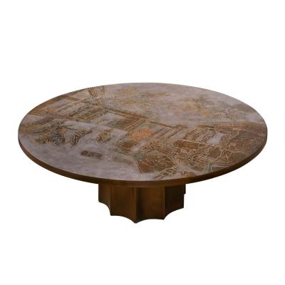 Philip and Kelvin LaVerne Philip and Kelvin LaVerne Rare Odyssey Coffee Table 1960s Signed 