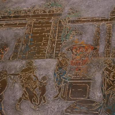 Philip and Kelvin LaVerne Philip and Kelvin LaVerne Rare Odyssey Coffee Table 1960s Signed 