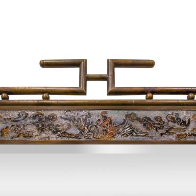 Philip and Kelvin LaVerne Philip and Kelvin LaVerne Rare and Important Chine Fret Mirror 1960s Signed 