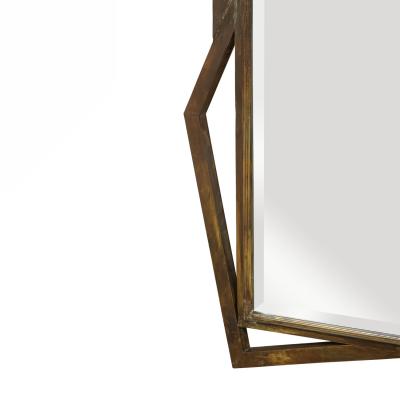 Philip and Kelvin LaVerne Philip and Kelvin LaVerne Rare and Important The Embrace Mirror 1970s Signed