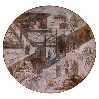 Philip and Kelvin LaVerne Philip and Kelvin LaVerne Stunning Chan Coffee Table 1960s Signed 