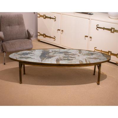 Philip and Kelvin LaVerne Philip and Kelvin LaVerne Stunning Ming 133 Coffee Table 1960s Signed 