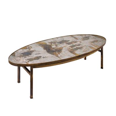 Philip and Kelvin LaVerne Philip and Kelvin LaVerne Stunning Ming 133 Coffee Table 1960s Signed 