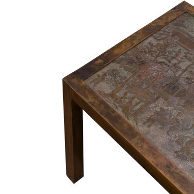 Philip and Kelvin LaVerne Philip and Kelvin LaVerne Stunning Spring Festival Coffee Table 1960s Signed 