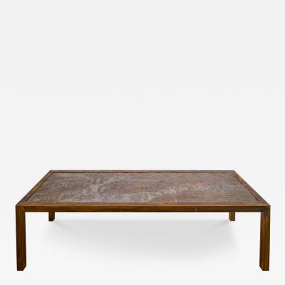 Philip and Kelvin LaVerne Philip and Kelvin LaVerne Stunning Spring Festival Coffee Table 1960s Signed 