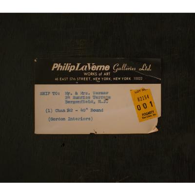 Philip and Kelvin LaVerne Philip and Kelvin LaVerne Superb Chan Coffee Table 1960s Signed 