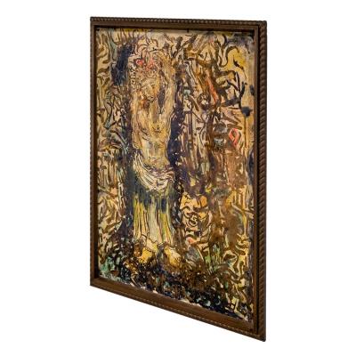 Philip and Kelvin LaVerne Philip and Kelvin LaVerne Unique Caribbean Painting on Bronze 1960s Signed 