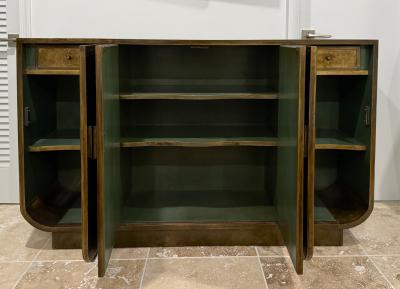 Philip and Kelvin LaVerne Philip and Kelvin LaVerne Very Rare and Important Waves Cabinet 1960s Signed 