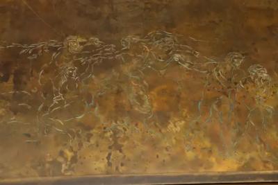 Philip and Kelvin LaVerne Phillip and Kelvin LaVerne Bronze Coffee Table