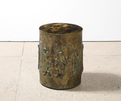 Philip and Kelvin LaVerne Rare Side Table by Philip Kelvin LaVerne