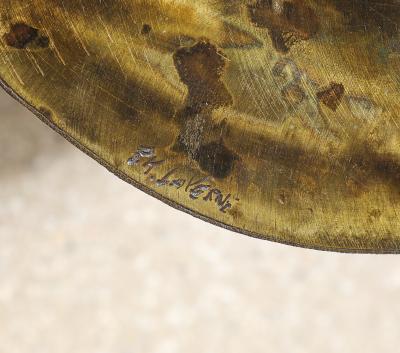 Philip and Kelvin LaVerne Rare Side Table by Philip Kelvin LaVerne