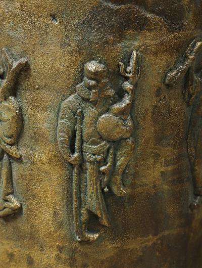 Philip and Kelvin LaVerne Rare Side Table by Philip Kelvin LaVerne