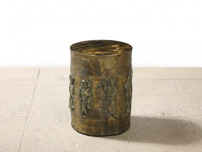 Philip and Kelvin LaVerne Rare Side Table by Philip Kelvin LaVerne