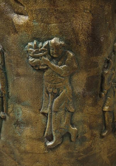 Philip and Kelvin LaVerne Rare Side Table by Philip Kelvin LaVerne