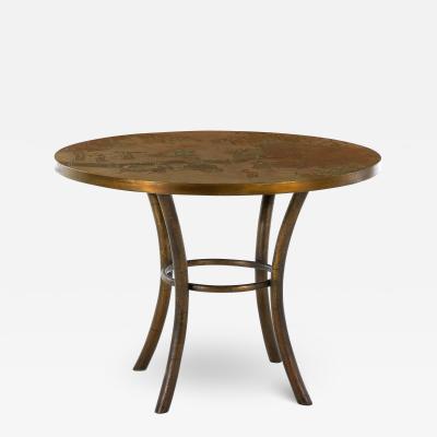 Philip and Kelvin LaVerne Rare Tao Game Dining Center Table by Philip Kelvern LaVerne