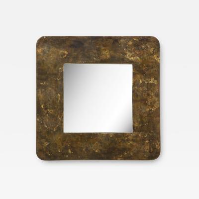 Philip and Kelvin LaVerne Square Wall Mirror by Philip Kelvin LaVerne