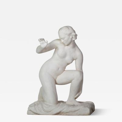 Philippe Besnard Le refus original plaster sculpture by Philippe Besnard Paris France 1937