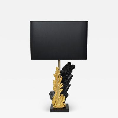 Philippe Cheverny Leaves Table Lamp by Philippe Cheverny